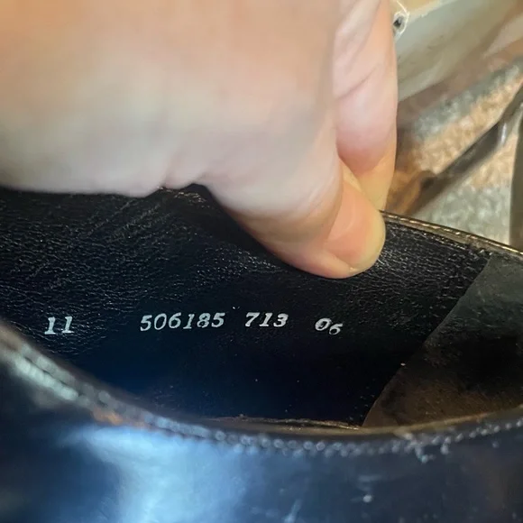 Florsheim Black Leather Size 11 #506185 Oxford Shoe - Picture 10 of 13